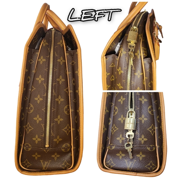 LOUIS🌻VUITTON Rivoli Business Bag Monogram Canvas 💞UNISEX💞 🌼2~Way🌼 - Picture 9 of 15